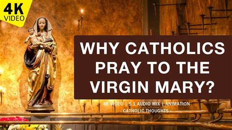 Why do catholics pray to mary. While Catholics do indeed honor. Mary more than any other saint, we never worship her. After all, only. God should receive worship. Mary is not divine. Rather, ... 
