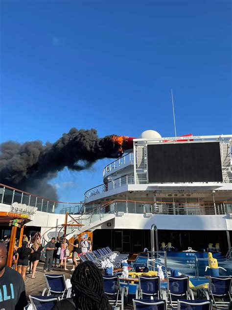 Why do cruise ships have white smoke emanating from …