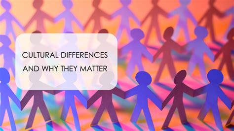 Why do cultural differences matter