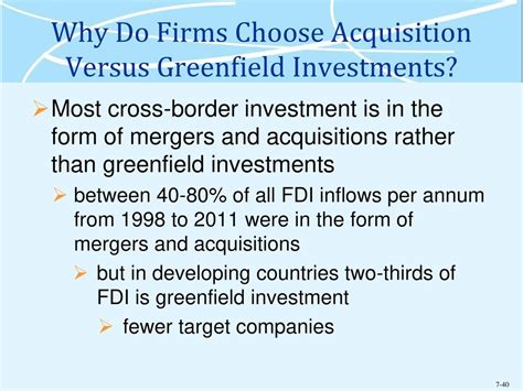 Why do firms prefer FDI to licensing