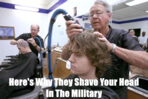 Why do they shave your head in the military? [Solved] (2024)