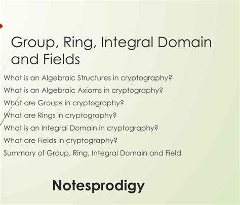 Why do we use groups, rings and fields in cryptography?