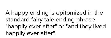 Why do you think that fairy tales always end with "happily ... - Brainly