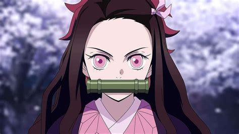 Why does Nezuko from Demon Slayer always have bamboo