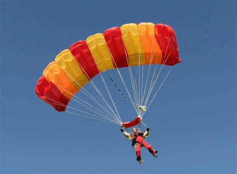 Why does a skydiver use a parachute