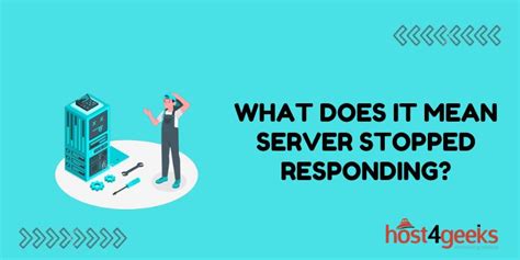 Why does it say that my server has stopped responding iMore