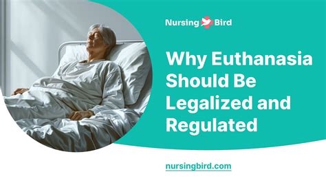 Why euthanasia should not be legalized.  Though this may be difficult, it can...