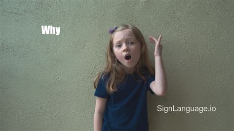 Why in asl. Facial Expressions . In American Sign Language, facial expressions are an important part of communication. The facial expressions you use while doing a sign will affect the meaning of that sign. For example, if you sign the word "quiet," and add an exaggerated or intense facial expression, you are telling your audience to be "very quiet." This principle … 