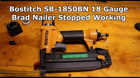 Why is Bostitch nail gun not firing? - rem…