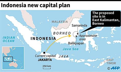 Why is Indonesia moving its capital from Jakarta to Borneo?