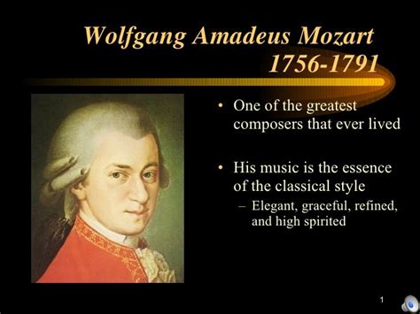 Why is Mozart