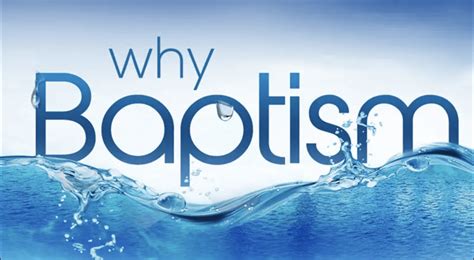 Why is baptism important. Baptism is a religious ceremony where one person baptizes another usually by immersion in water (some Christian denominations sprinkle). ... This is why immersion is such a great symbol because it brings to mind the idea of having died and being buried in the ground. Baptism is a visible representation of our symbolic death to sin (Rom. 6:2, … 
