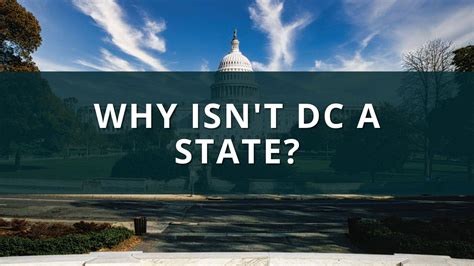 Why is dc not a state. Washington, D.C. is a city. It is a special federal district created to be the capital of the United States of America. It does not belong to any state. 