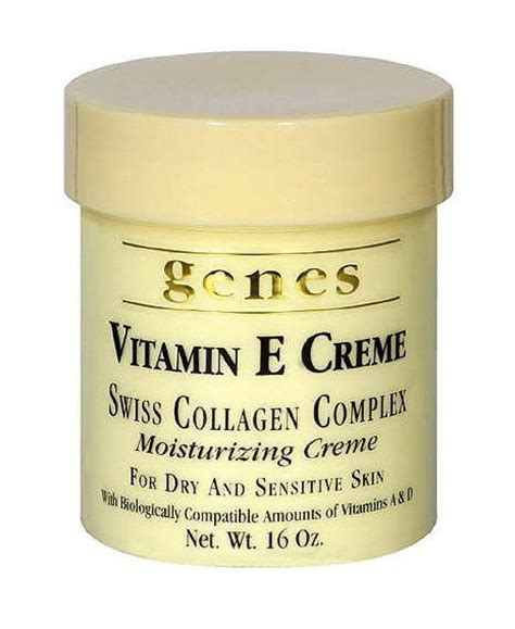 Why is genes vitamin e cream out of stock. Genes Vitamin E Creme Swiss Collagen Complex Moisturizing Creme for Dry ... 