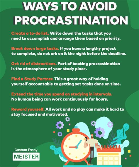 Dec 1, 2008 ... Procrastination does not mean deliberately scheduling less critical tasks for later time slots. The term is more apt when a person fails to .... 