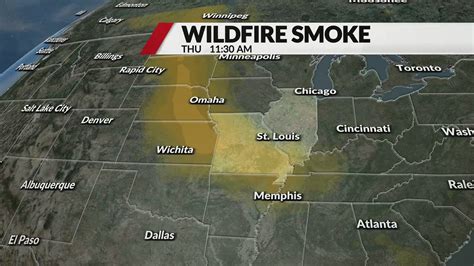 Why is it so hazy in Missouri? More Canadian wildfire smoke