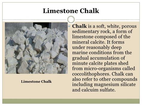 Why is limestone called limestone