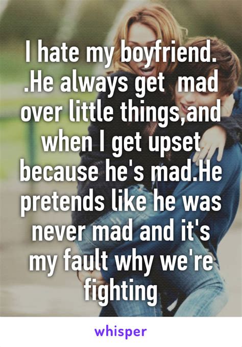 Why is my boyfriend always mad at me. Things To Know About Why is my boyfriend always mad at me. 