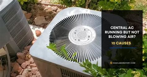 Why is my central ac running but not blowing air. 4. The refrigeration cycle is disrupted, and air is not cold. Another reason why your central air conditioner is not blowing cold air is that the refrigeration cycle has been disrupted. This can ... 