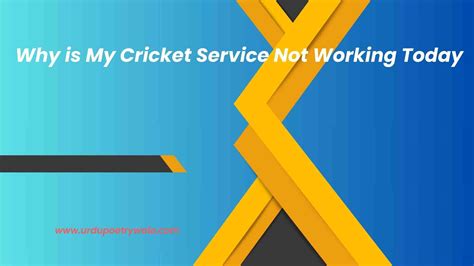 Why is my cricket service not working. 15 Feb 2020 ... Experiencing bad data connection? Here is the troubleshooting option for the Alcatel Onyx phone from Cricket Wireless. 