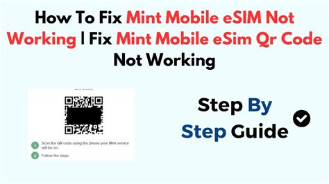 Why is my data not working on mint mobile.  With eSIM, instead of having account data pre...