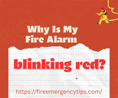Why is my fire alarm blinking red. With Fire X systems, red, yellow, and orange LEDs will flash when the device detects smoke and significant CO levels. But before you react, make sure the smoke detector is actually flashing orange. In the right lighting, red and yellow LEDs can look orange. A defective LED can also make the red light look orange. 
