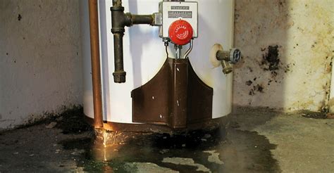 Why is my hot water heater leaking. Mold. Anytime that a water heater has been leaking for an extended period, you have the possibility of mold growth. Several health concerns come from prolonged exposure to mold, and some symptoms may include throat irritation, wheezing, and difficulty breathing. 