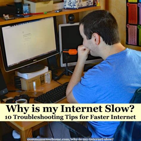 Why is my internet slow. 6 reasons for slow Internet. 1. Internet congestion. Most of the time, a slow connection is due to Internet congestion. The cables that make up the NBN have limited capacity, like lanes of traffic ... 