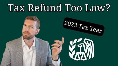 Why is my tax refund so low. Refunds are so far coming in nearly 11% smaller than last year, according to early data from the Internal Revenue Service. As of Feb. 3, the average refund was $1,963, a 10.8% decline from the $2,201 average in early 2022 reports. Although the average may change as more returns are processed, taxpayers are likely to see a lower refund due to … 