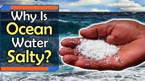 Why is ocean water salty. Sea salt consists mainly of sodium chloride (NaCl). Therefore, this approximation should be OK. Mixing of salt and water. The salt in the sea water 'moves together' with the water. Thus, when warm water flows from the equator to the poles it transports salt to the poles. At the poles water cools down and sinks (together with salt). 