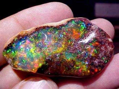 Opal is a non-crystalline form of mineral s