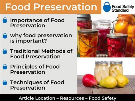 Oct 16, 2023 · Food preservation, any of a number of methods by which food is kept from spoilage after harvest or slaughter. Such practices date to prehistoric times. Some of the oldest preservation methods include drying and refrigeration. Modern methods are more sophisticated. Learn about the importance and methods of preservation. . 