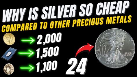 Jan 29, 2023 · Why is silver so cheap, a