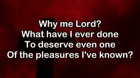 Why me lord. Things To Know About Why me lord. 