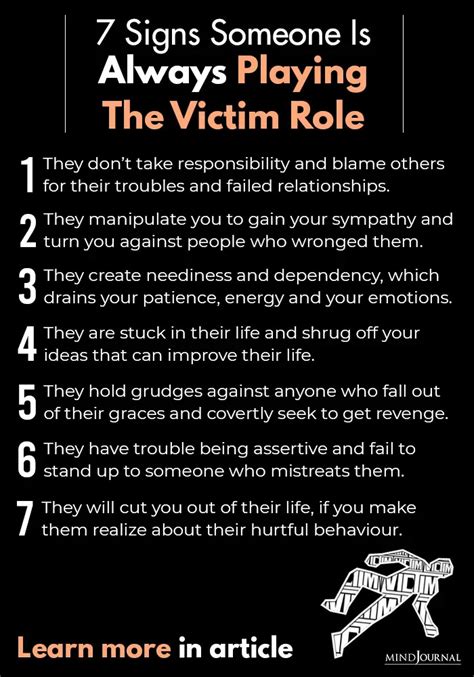 Why people like to play the role of the "victim"?