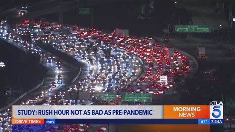 Why rush hour isn't as bad in post-pandemic L.A.