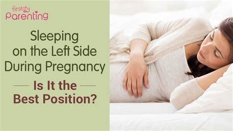 Why should pregnant sleep on left side