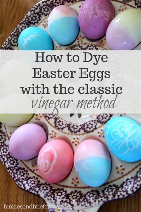 Why use vinegar when dyeing eggs? - The Provident …