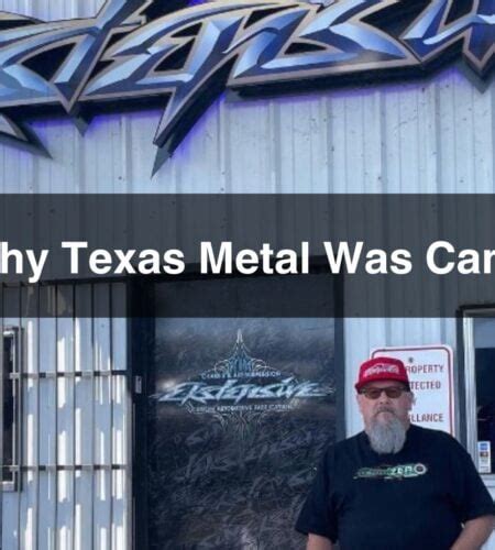 Why Fans Thought Texas Metal was Cancelled? Concerns over "why was Texas Metal canceled" may have been sparked among fans, yet it's important to clarify that MotorTrend has not officially canceled the show. The show's episode release schedule became less frequent, causing some confusion among fans.. 