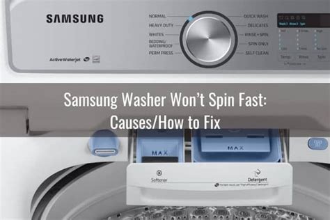 Why won't my samsung washer spin. Things To Know About Why won't my samsung washer spin. 
