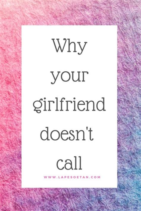 Why your girlfriend doesn