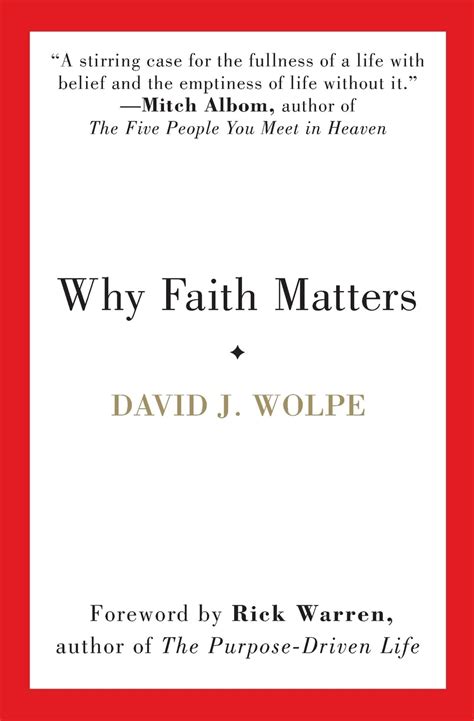 Download Why Faith Matters By David J Wolpe