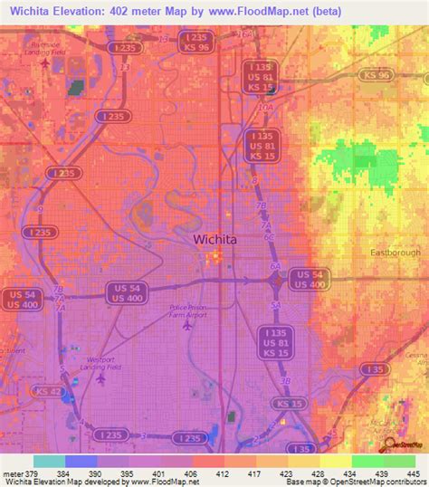 About this map. > United States > Kansas > Sedgwick County > Wichita. Name: Wichita topographic map, elevation, terrain. Location: Wichita, Sedgwick County, Kansas, 67202, United States ( 37.53224 -97.49754 …. 
