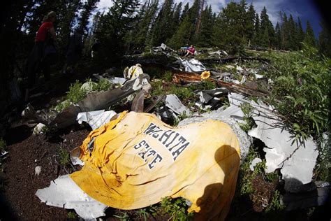 A marker on I-70 near the Eisenhower Tunnel is close to the crash site in Colorado. Mike Kennedy remembers when the paper bearing the Associated Press bulletin came over the wire in the KMUW radio newsroom on that October day in 1970. A plane carrying the Wichita State University football team had crashed.. 