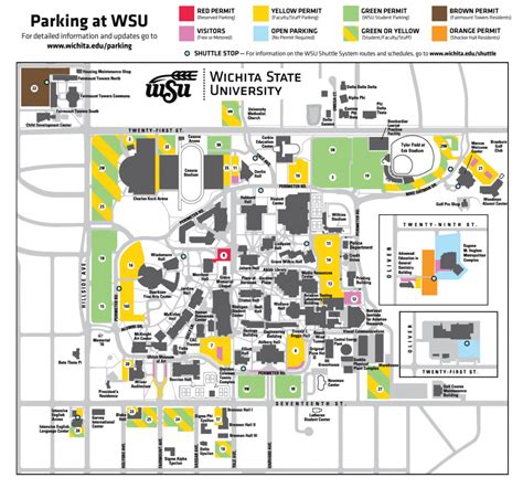 Student Parking Lots. Lots accessible to st