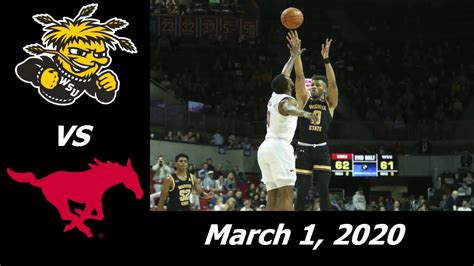 02/03/2020 ... SMU falls to Wichita State, 62-66, on March 1, 2020, at Moody Coliseum in Dallas, Tx. (Photos by Joseph Barringhaus/Dallas Sports Fanatic).. 