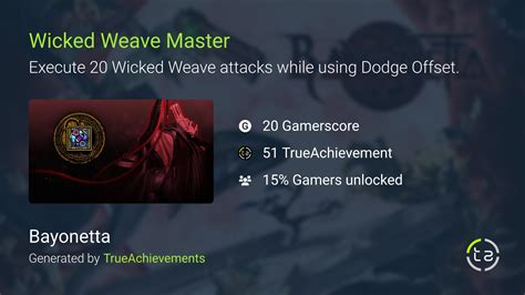 Wicked Weave Master - Bayonetta - XboxAchievements.com