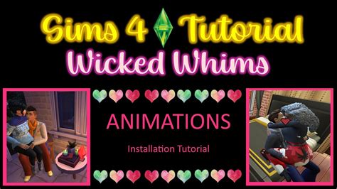 Wicked Whims Animations process
