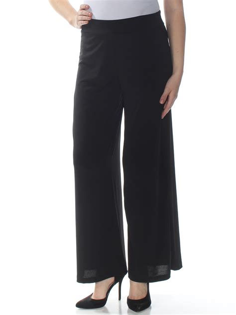 Wide leg work pants. These scene-stealing palazzo pants are crafted in a slouchy fit from premium stretch denim that can be styled up and down. 33 1/2" inseam; 30" leg opening; 11" front rise; 15" back rise (size 29) 94% cotton, 5% polyester, 1% elastane. Machine wash, tumble dry. Made in the USA of imported fabric. Item #6778443. 