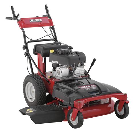 Wide push mower. Craftsman lawnmowers use SAE 30 oil, which is the standard small engine oil. This is a type of all-purpose oil that can be used in push mowers and riding mowers. Craftsman mowers c... 